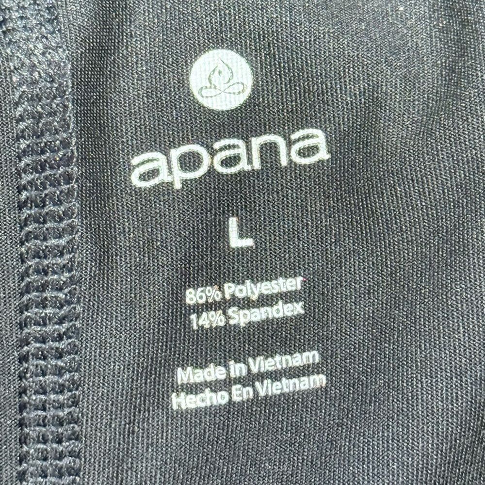 Apana Women’s Black Skort with Zippered Pockets Size L / Zipper pockets - Picture 7 of 8